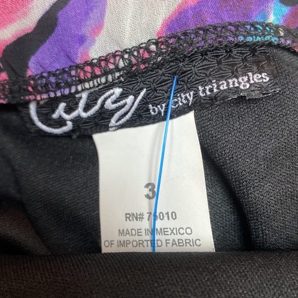 City Triangles Strapless Multi Colored Mini Dress - Picture 5 of 5